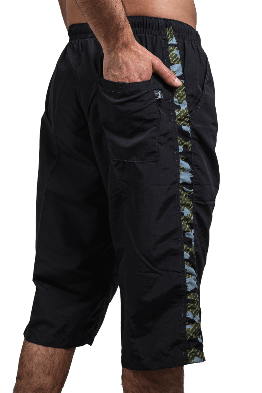 Pantaloneta Hombre Capri Combinado Lateral Nylon Poliester - Imagen 3