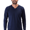 Camibuso Hombre Cuello V en Algodón Jersey