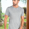 Camiseta Hombre Microfibra Deportiva Jaspeada
