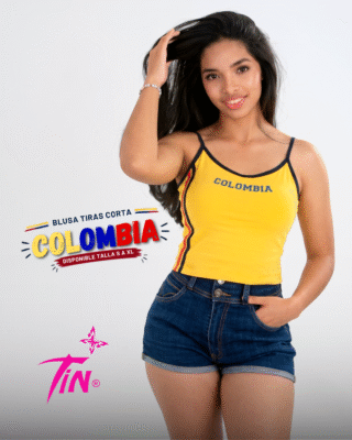Blusa Colombia Tiras Corta
