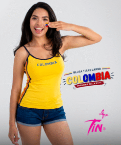 Blusa Colombia Tiras Larga